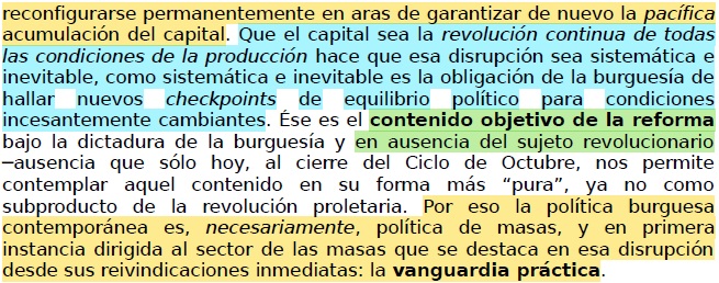 T_Rejected's tweet photo. En ausencia de revolución y de Partido Comunista (hoy por reconstituir), tanto la espontaneidad social burguesa como el parlamentarismo institucional del Estado imperialista expresan, precisamente, el eterno giro (socio-liberal) de la sociedad burguesa sobre sí misma. https://t.co/ut4D6gaBpb