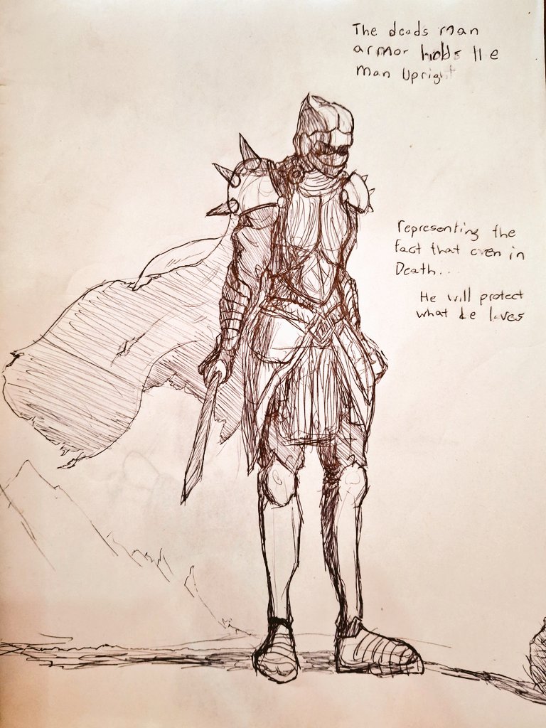DuppyJust's tweet photo. "The dead man's armor" https://t.co/Z8DqwTMZw3