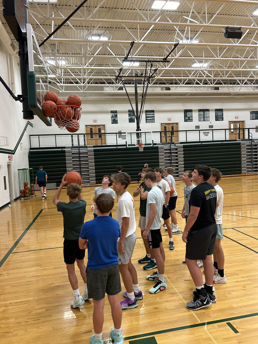 Boys having a little fun this morning to help get through the summer grind!