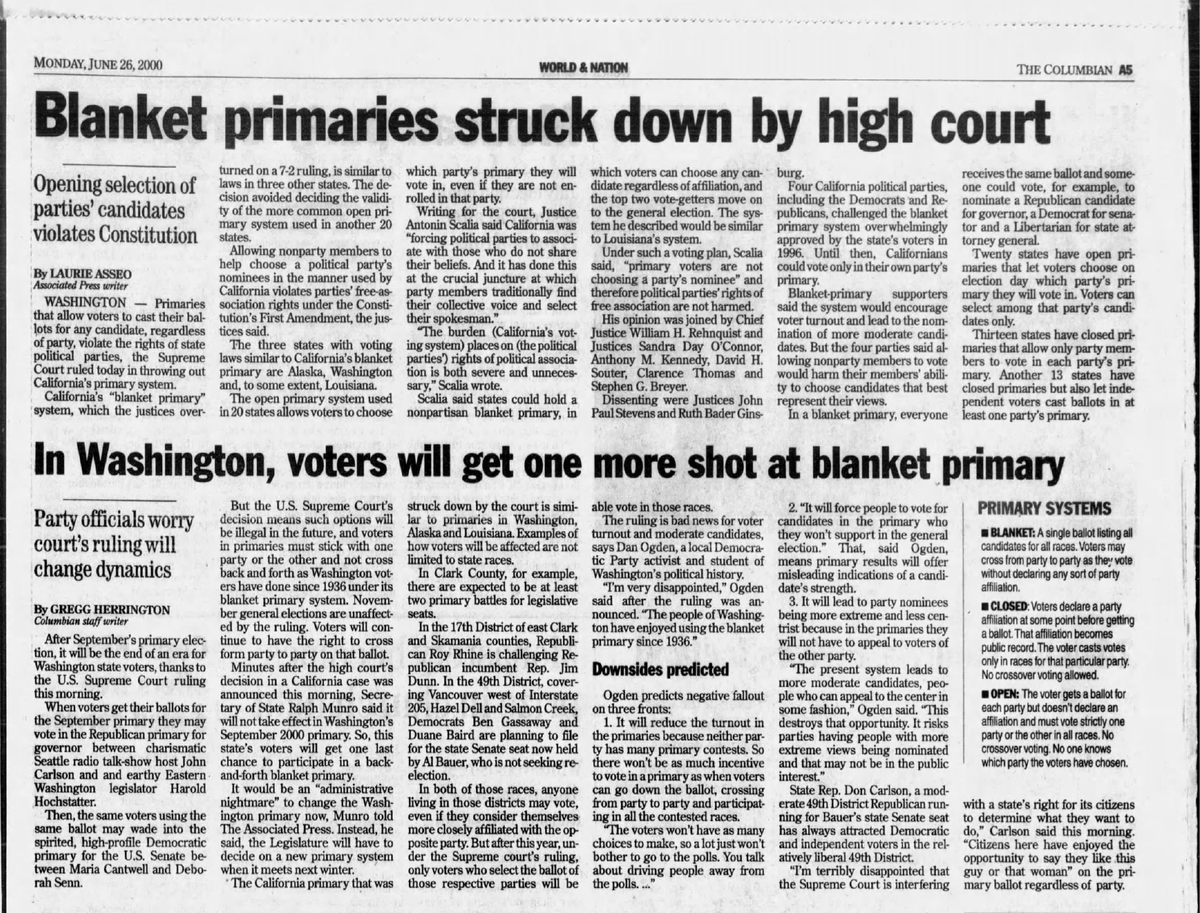 TeachWithTVW's tweet photo. Just 29 days till Washington's Top Two Primary Election! How did we get the Top Two, how does it differ from other states? The Teach Team visited the Archives to find you the story. Stay tuned!

https://t.co/hFSVVGGZzF

#civicseducation #electionscurriculum #vote https://t.co/ZGNcv91zRJ