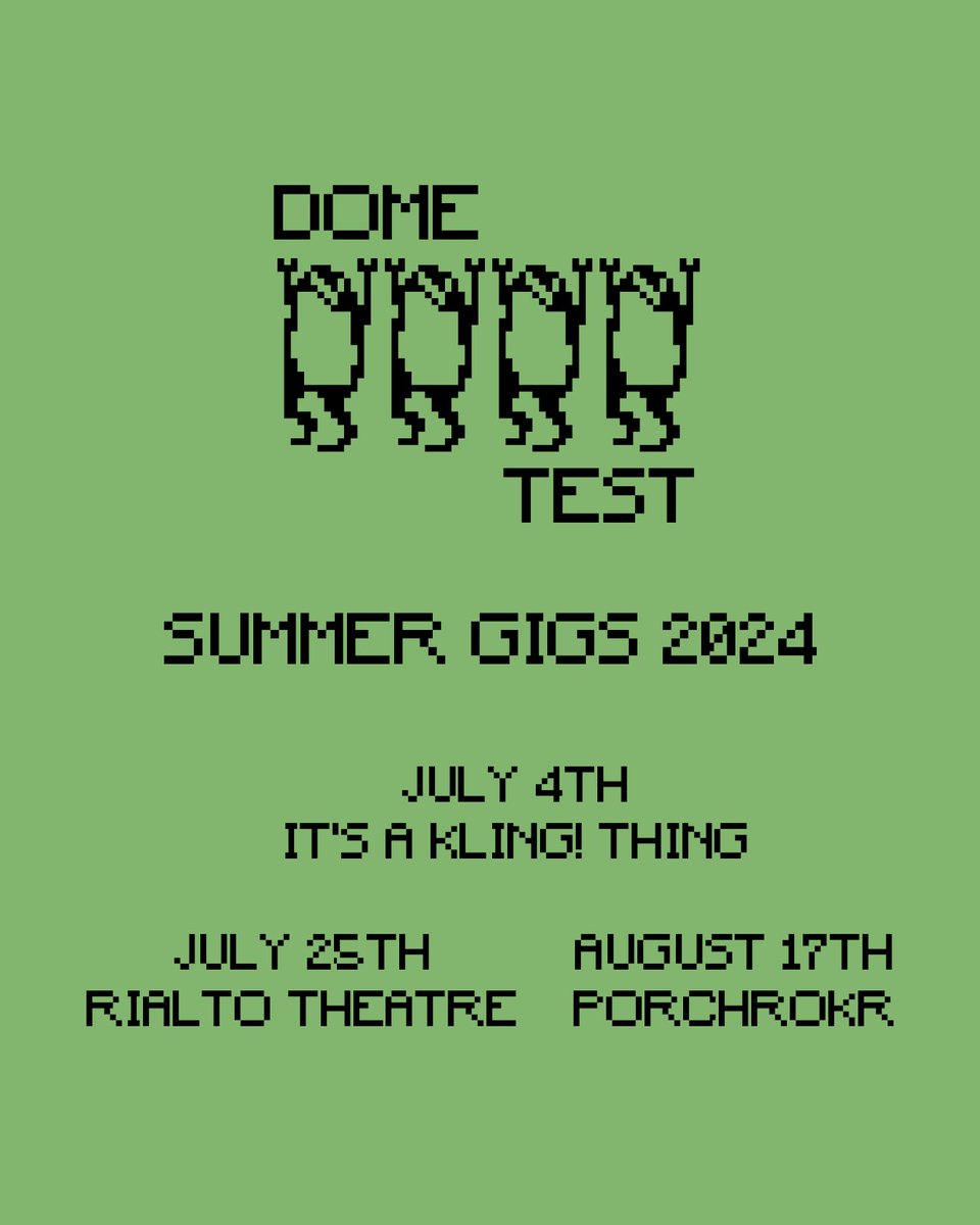 dometestoh's tweet photo. 7/25 - rialto 
8/17 - porchrokr https://t.co/uUH3UyOwhh
