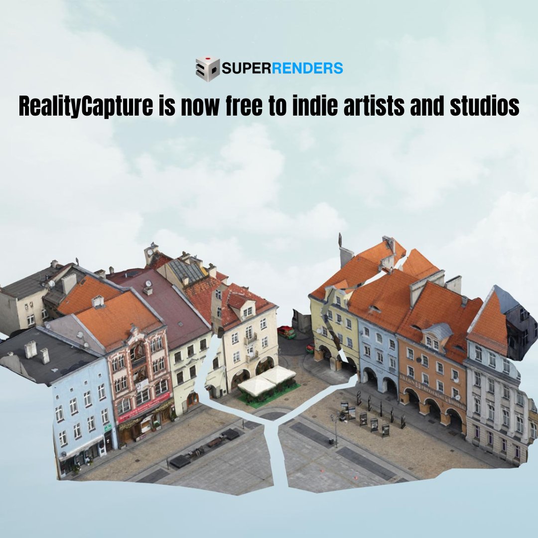 RendersSuper's tweet photo. RealityCapture has just announced an exciting update for indie artists and studios! Discover how this photogrammetry software can transform your projects without the hefty price tag. Dive into a world of endless possibilities!
For more details:
https://t.co/Thctb2pVXE https://t.co/jiLZXJqTaZ