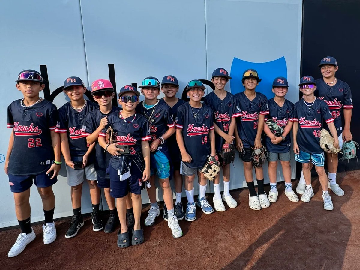 phhawksbaseball's tweet photo. The 11u 680 Hawks team wrapped up the season representing the Hawks by taking home the championship in their bracket at the NCS World Series in San Diego. These boys battled together all week long while also having a ton of fun together.  Go Hawks! https://t.co/ctPH98Ae8H