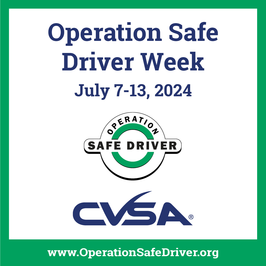 #OperationSafeDriverWeek is underway. From July 7 to 13, drivers exhibiting unsafe driving behaviors on our roadways will be pulled over by law enforcement personnel and may be issued a warning or citation. cvsa.org/news/2024-osd-…