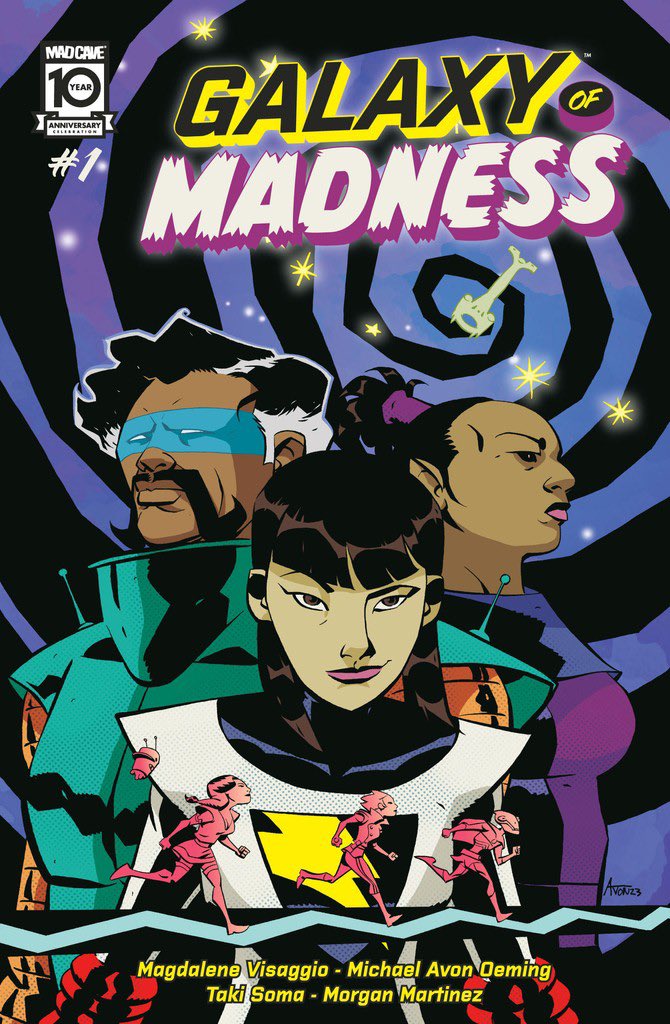 Oeming's tweet photo. Ooohhh I’ll be chatting with @johnwordballoon tonight about talking about my projects at @DarkHorseComics that I have with @BRIANMBENDIS @JamesTheFourth and myself plus my way work at @MadCaveStudios with @MagsVisaggs @takisoma plus my latest @Kickstarter https://t.co/ZjVD374DcV