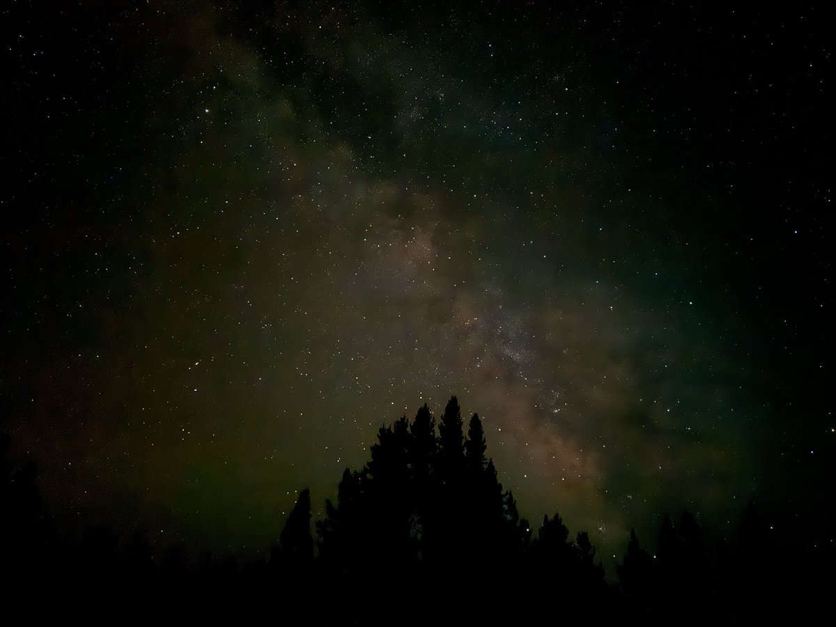 MD_JAJOO's tweet photo. Milky Way at Yellowstone National Park - 7/7/24, Shot on iPhone 15 Pro  #ShotoniPhone @Apple https://t.co/ibqhteU0Gs