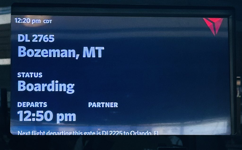 borton_pam's tweet photo. First business trip for the second half of the year. Pit stop in Minneapolis for two client meetings then back to airport to Bozeman for the rest of the week with a client. ✈️ #highperformancecoach #teamcoach #executivecoach https://t.co/y7x6N2Rssu