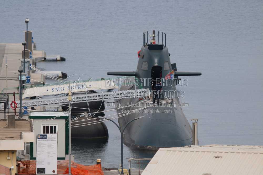 Shipguru's tweet photo. #MarinaMilitareItaliana #TodaroClass (#Type212A) #submarine #ITS_SCIRE #S527 #berthed at #AugustaNavyBase , #Sicily - 25.06.2024 - https://t.co/nfgboxcB5B - NO PHOTOS can be used or manipulated without our permission https://t.co/EyAb4yMKWe
