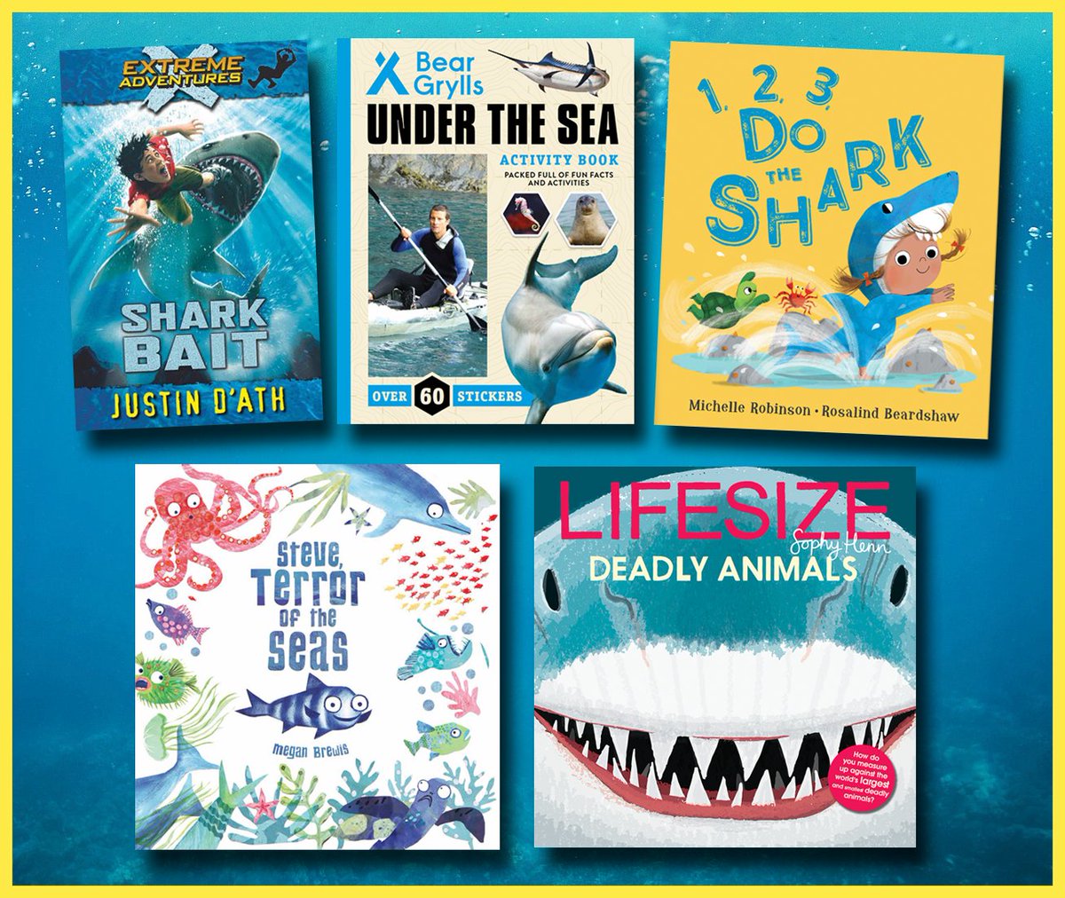 We're kicking off #SharkWeek by comparing ourselves to a LIFESIZE illustration of a great white shark's mouth, by exploring the fascinating relationships between sharks and the ecosystems they inhabit, and so much more! #kidlit #picturebooks