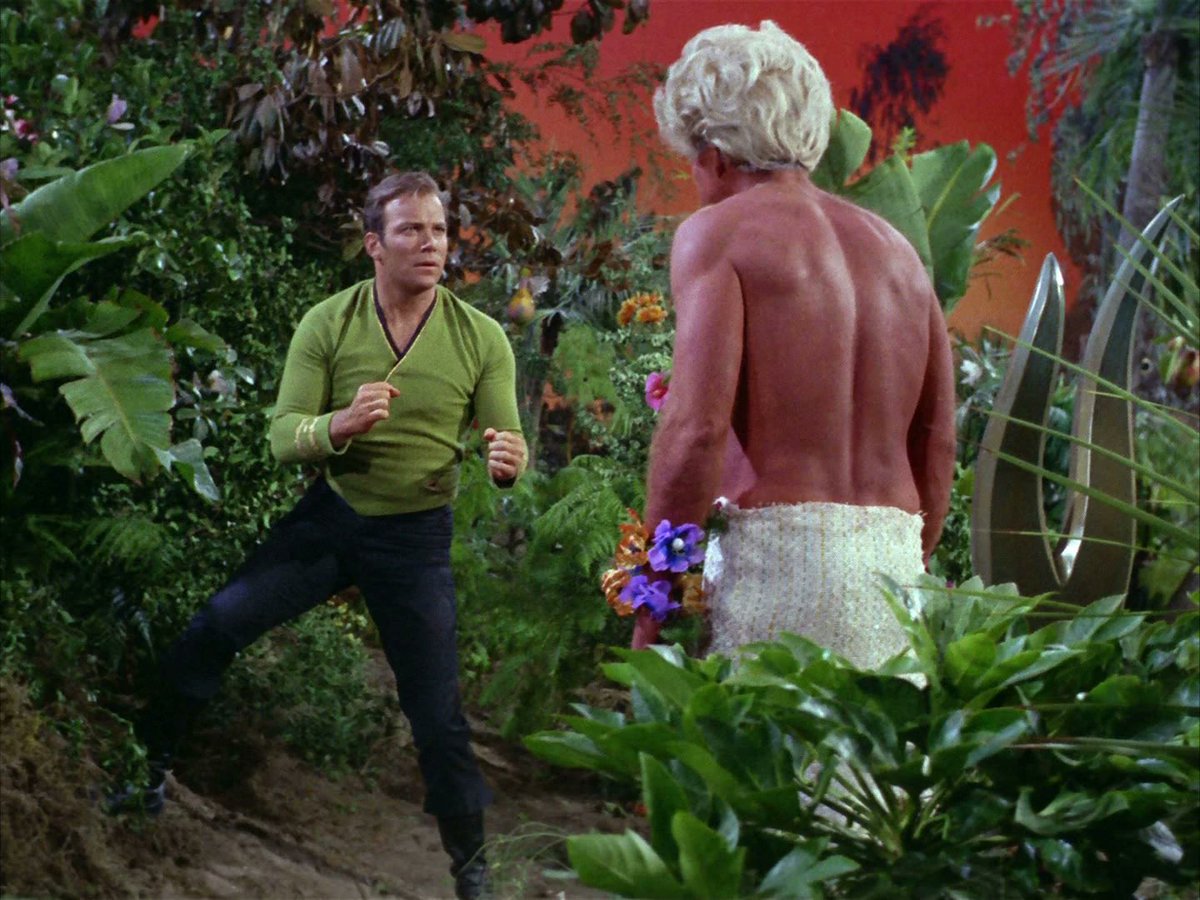fmcutler's tweet photo. An okay TOS episode.

Season 2, Episode 9
First aired: October 13, 1967
Teleplay by: Max Ehrlich and Gene L. Coon
Story by: Max Ehrlich
Directed by: Joseph Pevney
Stardate: 3715.3-3715.6 (2267)

#AllStarTrek #TOS #TheApple https://t.co/6TxvzM8LVC