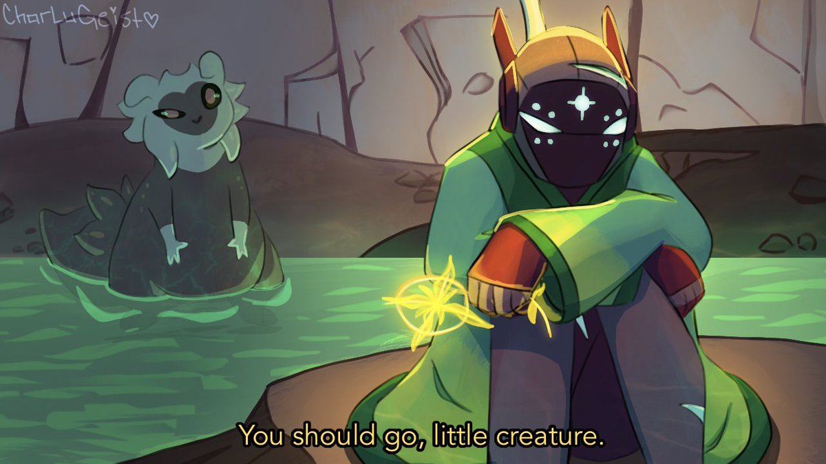 Rain World themed ArtFight attack featuring Two Radicals (<a href="/Lawaow_/">Law</a>) and the Vagabond, my own slugcat. I love doing screencaps

Made for artfight.net/~Lawaow