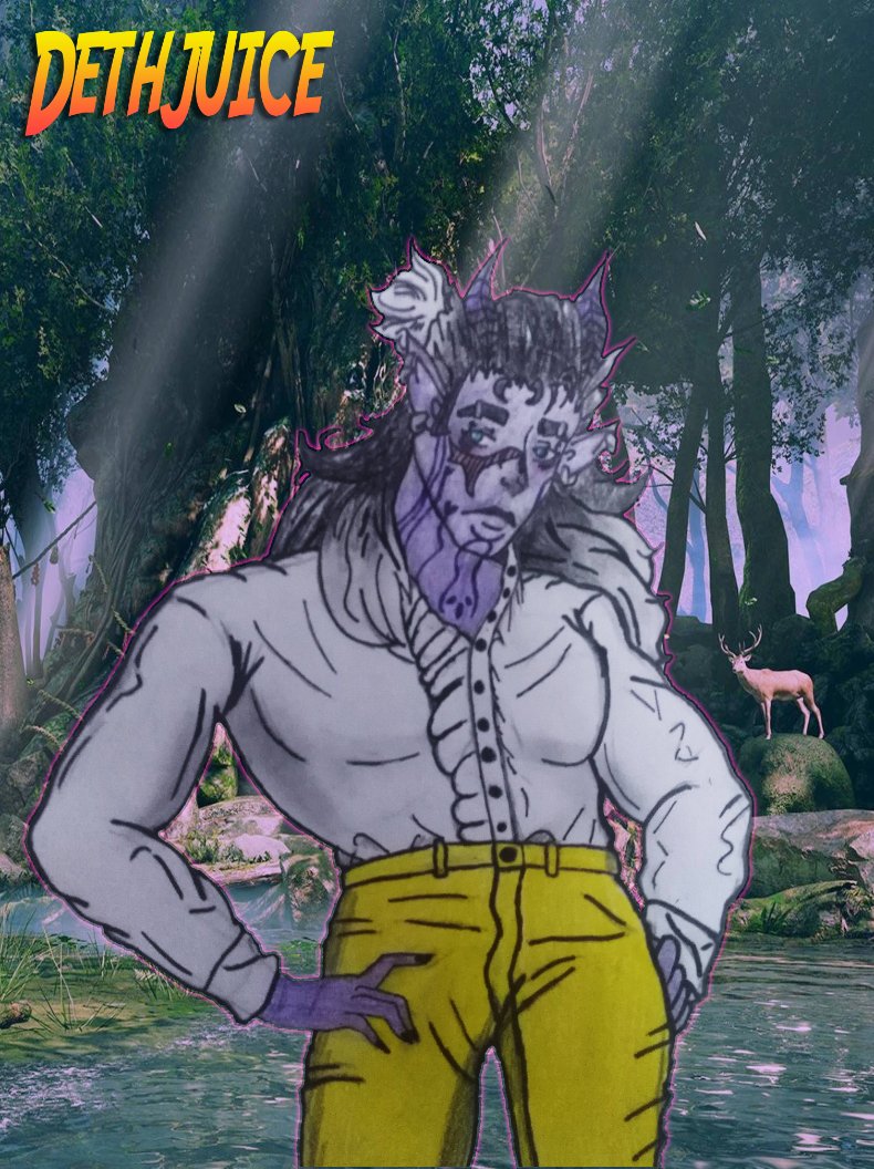 My first ever attack in #artfight2024 and of course it's friendly fire on my good friend <a href="/M_O_THS/">Dean/Moth ⚔️ Art Paladin ✨</a>

It just had to happen, here's their GORGEOUS OC Virgil the beloved !