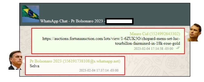 Bolsonaro respondeu com 'selva' após Cid enviar link de leilão de joia
oglobo.globo.com/politica/notic…