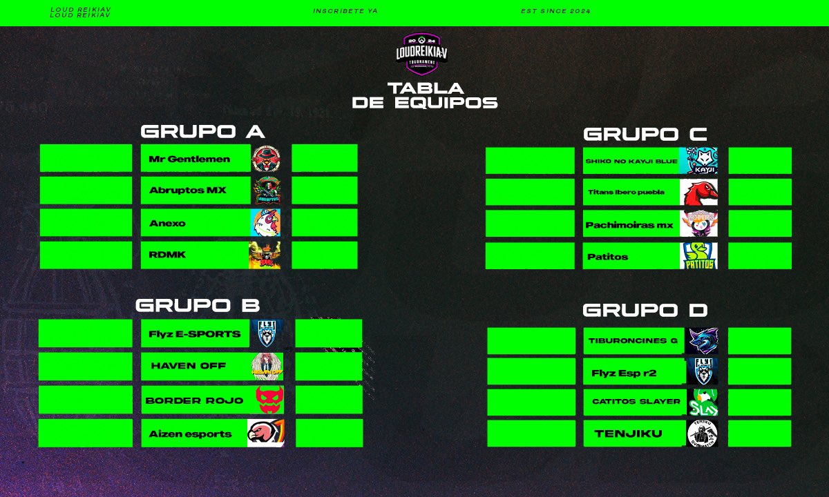 LouDGaming_MX's tweet image. Tabla de grupos 🔥 

Tenemos listo a los grupos que se estarán enfrentando en nuestro torneo de #Overwatch2 #LouDWatch junto a @reikiavoficial 🔥 

En breve seguiremos subiendo la información de los enfrentamientos 🔥 

#Overwatch #Overwatch2 #ow2 #Owlatam #Torneo #xbox #psn #pc
