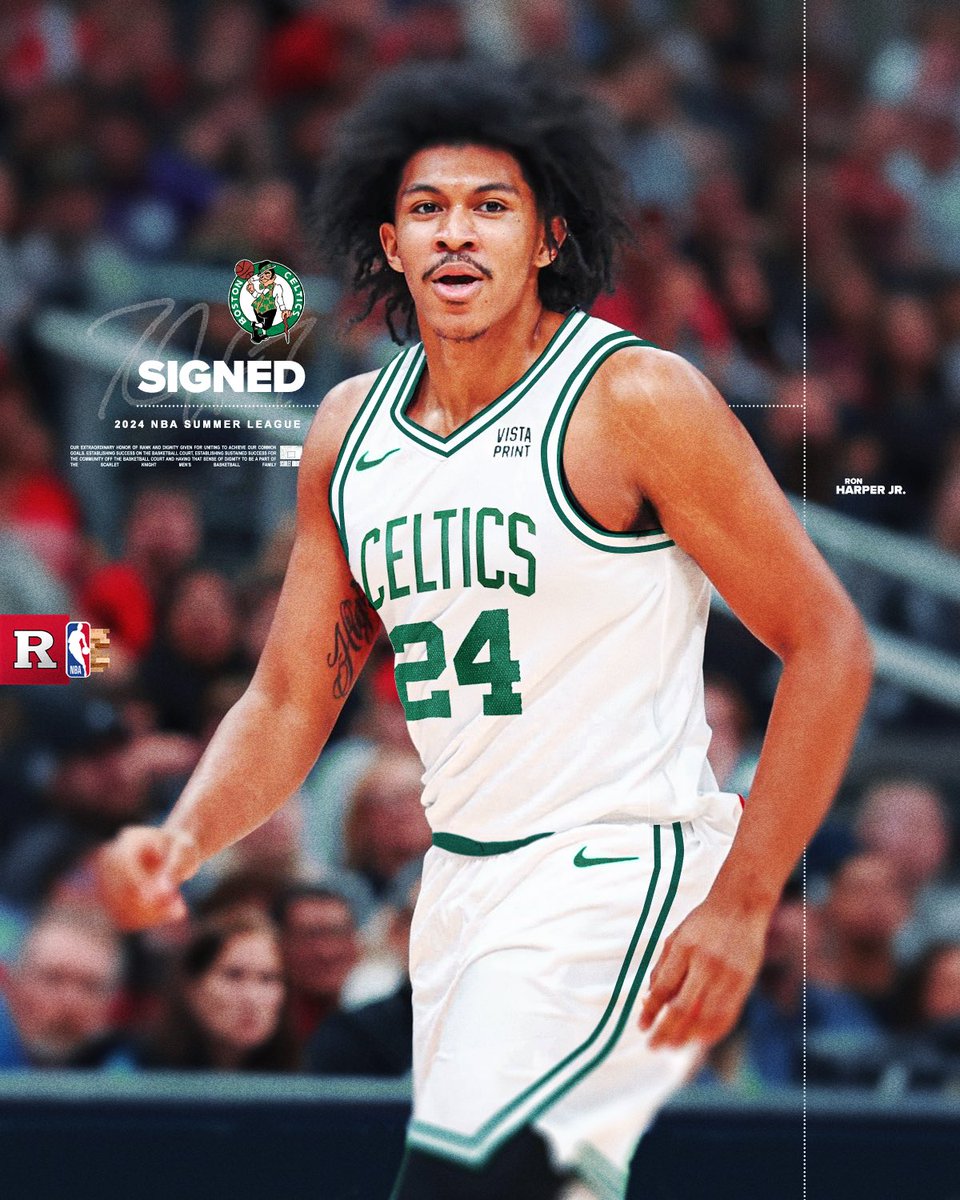 Rutgers Men’s Basketball 🏀 (@rutgersmbb) on Twitter photo Ron Harper Jr. is joining the NBA champs for the <a href="/NBASummerLeague/">NBA Summer League</a> ☘️
#TheKnighthood🛡️⚔️ Ron Harper Jr. is joining the NBA champs for the <a href="/NBASummerLeague/">NBA Summer League</a> ☘️
#TheKnighthood🛡️⚔️