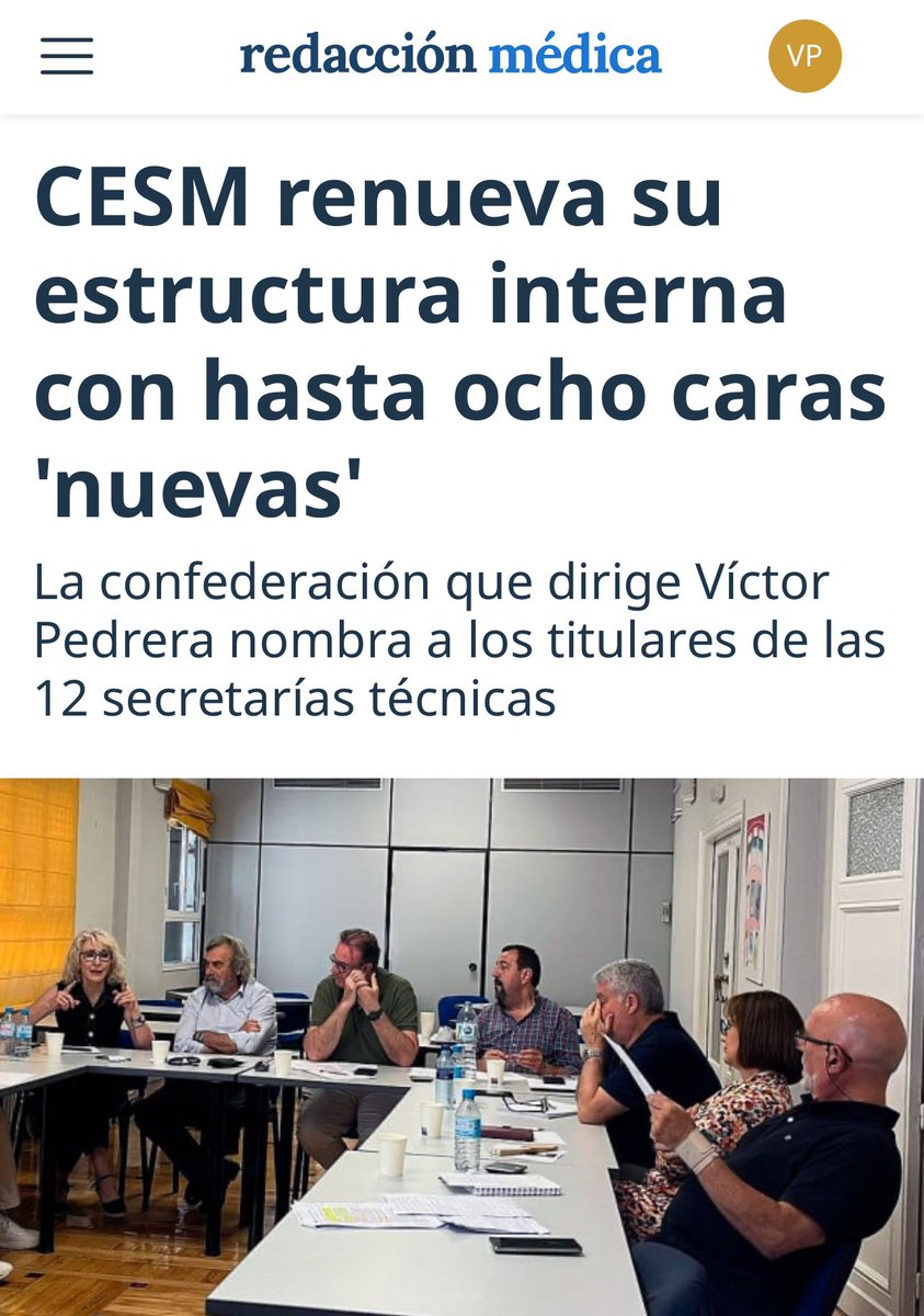 maye435_'s tweet photo. Profunda renovación de la estructura organizativa de @cesm_sindicatos con 8️⃣ caras 'nuevas' dando paso a nuevas áreas para ampliar la representación a los sindicatos periféricos y a especialistas de urgencias y medicos de privada 💪🏻
@cesm_sindicatos @vicentematas @DrMiguelLazaro https://t.co/cHNzTGitHA