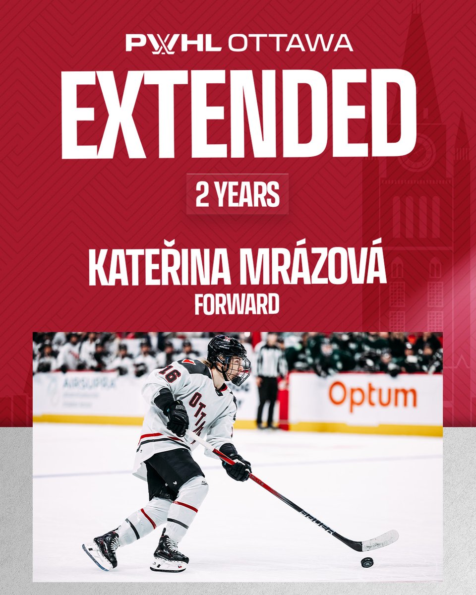 WE KNOW YOU’VE BEEN WAITING FOR THIS ONE! 🔥

Kateřina Mrázová has signed a 2-year extension!

🔗 bit.ly/3XQF9Ux