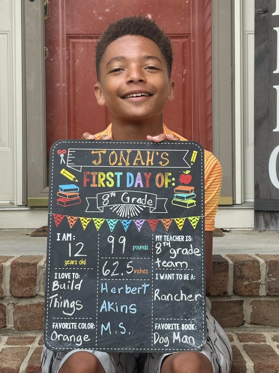 ReneeLWhite5's tweet image. I can’t believe we are here already! 1st day of school! 8th grade for Jonah. 5th grade for Ailey. 2nd grade for Dorin. I can’t believe it’s Jonah’s last year of middle school and Aileys last year of elementary school already. Year 23 for me.

#8thgrade #5thgrade #2ndgrade #year23