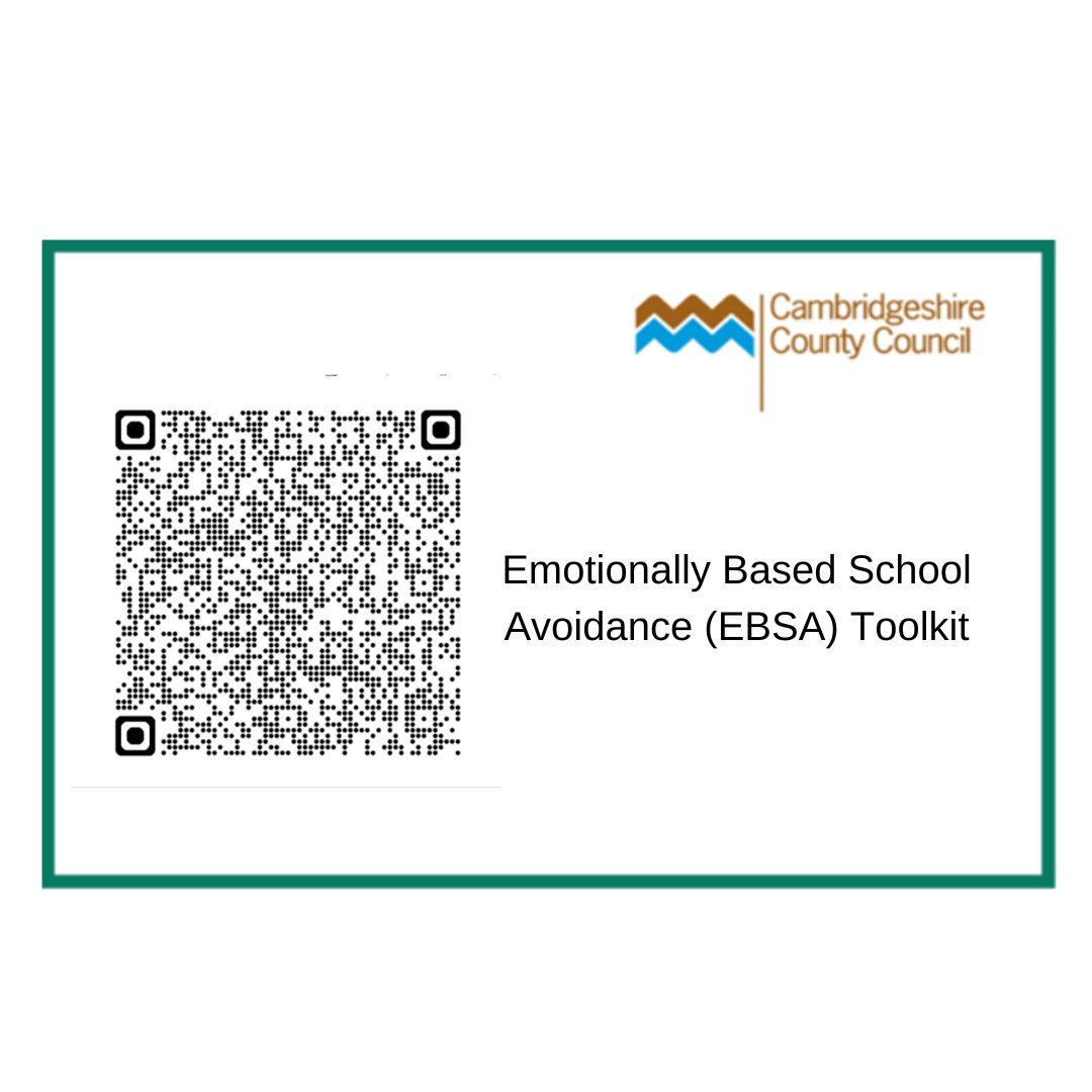 pinpointcambs's tweet photo. Our recent conference highlighted valuable resources and strategies to support children facing Emotionally Based School Avoidance (EBSA). The QR codes to access the different EBSA toolkits available from CCC are in the images.
#PinpointConference2024 #SEND #EBSA #CCC https://t.co/awmiW2DHp3
