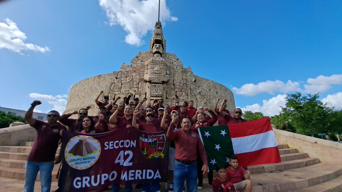 GrupoMerida_42's tweet photo. @GrupoMerida_42 presentes en el inicio de campaña, vamos por la planilla  guinda con nuestro candidato @MarcoAzuara1 de la mano con nuestro amigo, lider  y presidente del GUT @lgps03101 somos orgullosamente @Seccion42_STPRM 
#MasUnidosQueNunca
Tampico, tamaulipas https://t.co/Nvueiw2O0E