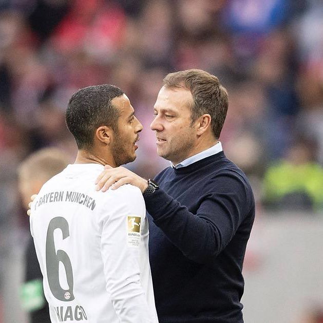 totalBarca's tweet photo. Thiago Alcántara linking back up with Hansi Flick is a very real possibility.

It's been 11 years: time to come home. https://t.co/ubDPuAxL4l