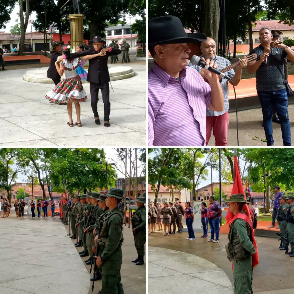 febrescabello99's tweet photo. UAsí lo dijo nuestro GJ.@dhernandezlarez En todas las plazas Bolívar de Venezuela rendimos honores a los símbolos patrios, para recordar que gracias a nuestros antepasados, héroes y heroínas independentistas, hoy somos libres, soberanos e independientes !  

#IntegrarEsVencer https://t.co/wIdeLcBHjY