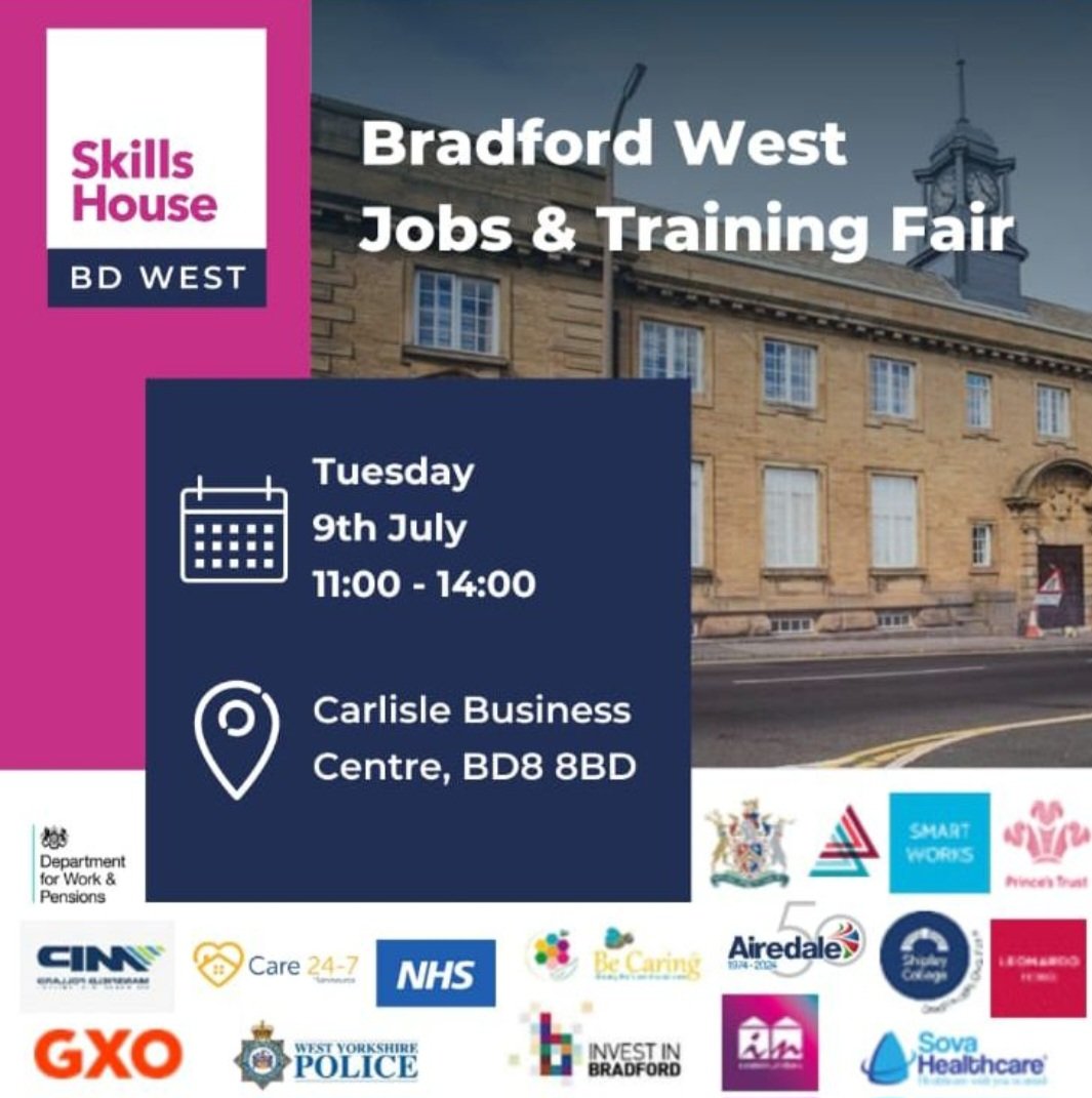 ManninghamProj's tweet image. An opportunity not to be missed! Jobs Fair tomorrow at Carlisle Business Centre.