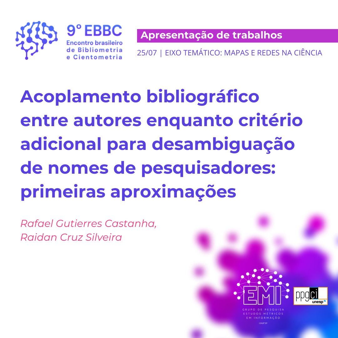 Grupo de Estudos Métricos em Informação tweet media