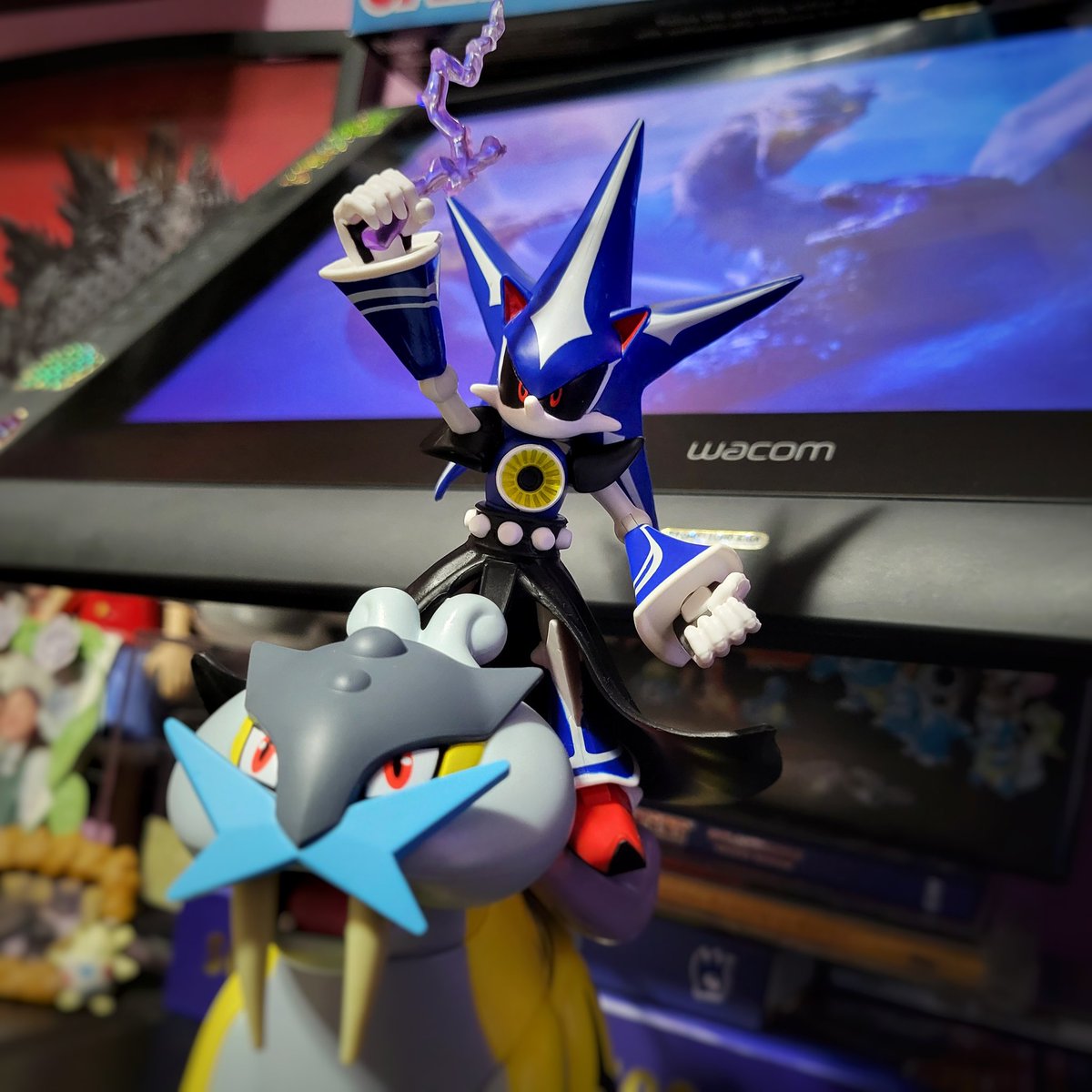 SwellAlexander's tweet image. Neo Metal Sonic is such a silly-ass design... SO glad this figure exists, though! 😂⚡️