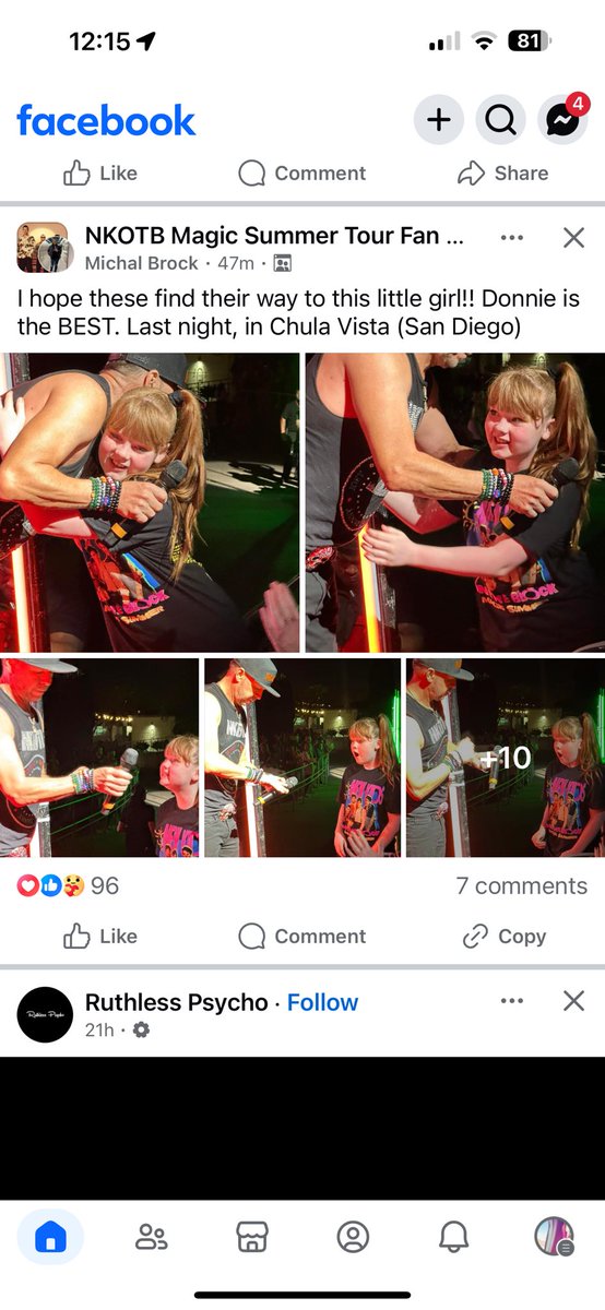 Sharing this in hopes of finding the mom of this girl in Chula Vista with <a href="/DonnieWahlberg/">Donnie Wahlberg</a> - her face is what dreams are made of. 🥹