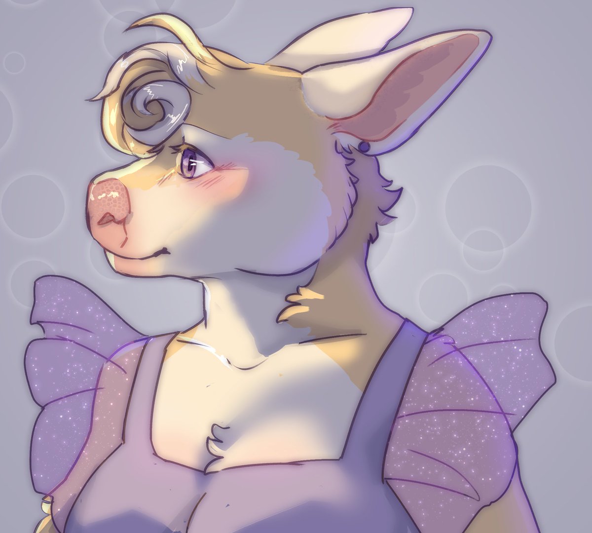largedingopaws's tweet photo. drew @KantaChibli 's Clover for AF this year!  #artfight2024seafoam https://t.co/Phb7Rx1XAw