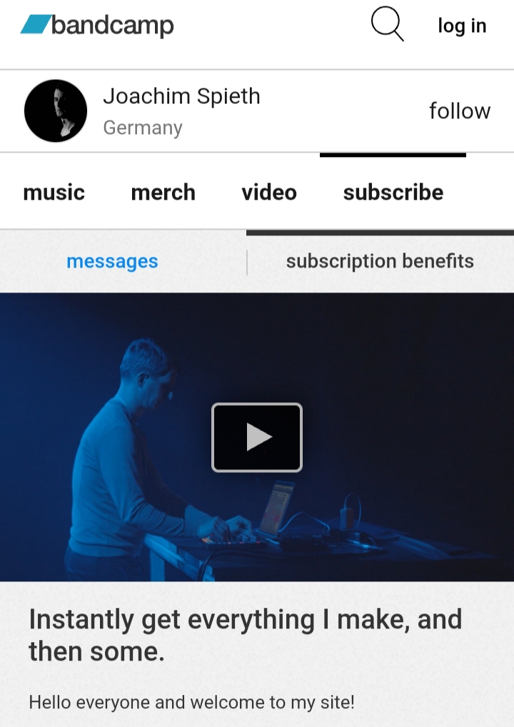 JOACHIMSPIETH's tweet image. Pleased to announce the activation of the @Bandcamp  "subscribe" function!

You can now support my work long-term by subscribing and will get access to my entire back catalogue, and exclusive discounts on physical recordings.
joachimspieth.bandcamp.com/subscribe

new music coming soon...