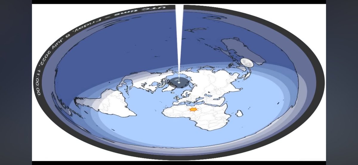 Flatlas22's tweet photo. Happy July 8th. The day where Heliocentrism cannot explain or model the distribution of light on earth! https://t.co/VsQWzXyJzy