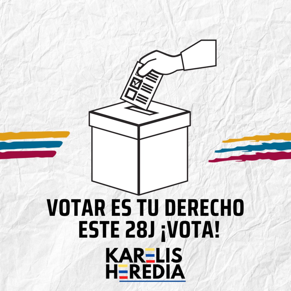 karelisherediah's tweet photo. #08Jul | Ser ciudadano es un derecho que te permite decidir y elegir. Este #28Jul  es hora de ejercer la ciudadanía para cambiar la abstención por participación, la desilusión por alegría para vivir sin miedo con @EdmundoGU Presidente #VamosAGanarConEdmundo https://t.co/yri3xzrmlc