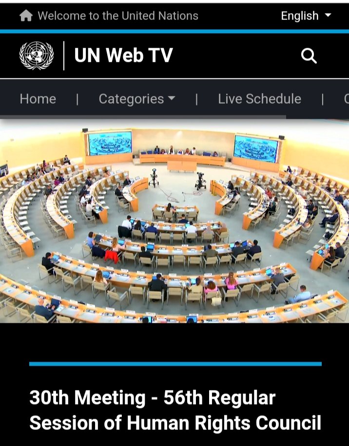En espacios sobre lucha vs Racismo en #HRC56 <a href="/AcnuCuba/">Asociación Cubana de las Naciones Unidas - ACNU</a> divulga ampliamente la próxima Conferencia Internacional en La Habana s/Década #Afrodescedientes y espacio sociedad civil internacional vs #Racismo, diciembre de 2024! 
<a href="/UN_HRC/">UN Human Rights Council</a>