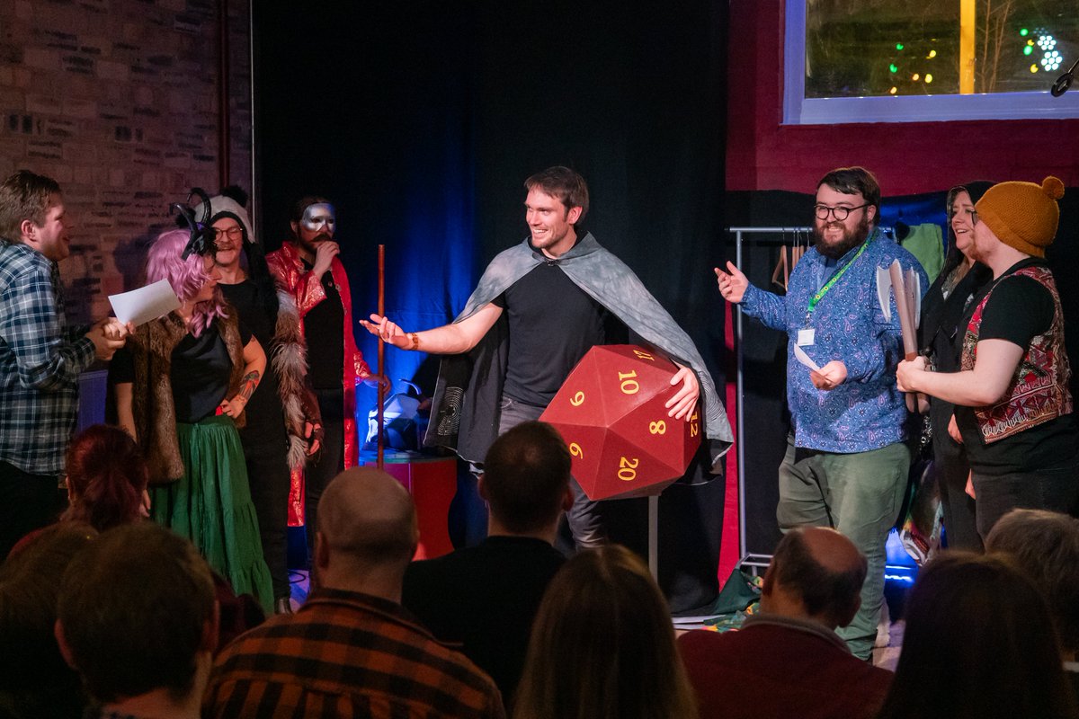 NewcastleAudio's tweet image. Gaming meets theatre in an interactive comedy fantasy quest adventure!
@Luna_Attic_ presents
Roll for Initiative: The Wizard’s Tower @RollForShow
Newcastle @DanceCity
Thursday 25th July 2024
Preview: northeasttheatreguide.co.uk/2024/07/previe…