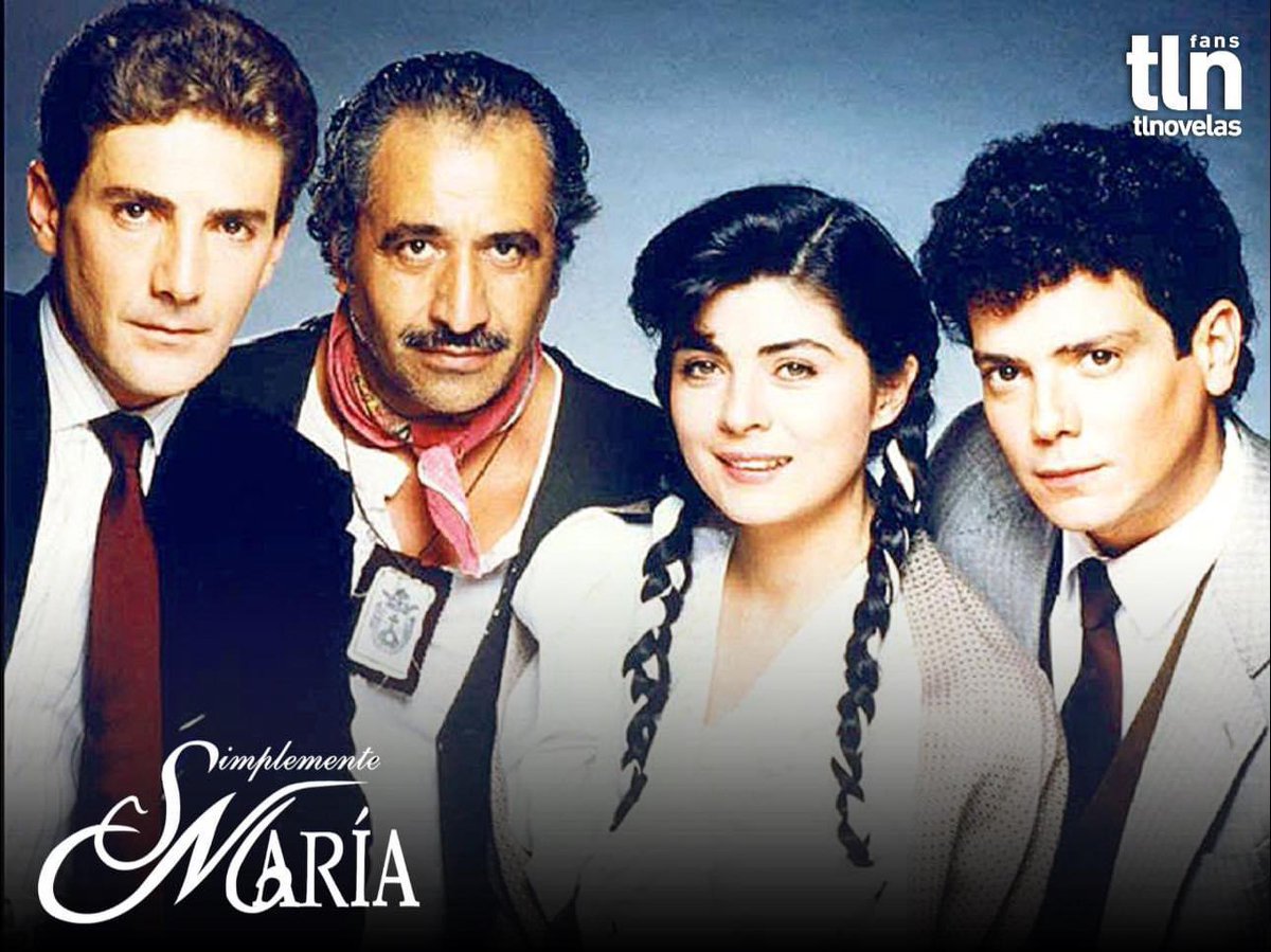 VickyRuffoWeb's tweet photo. [HOY] Recuerda que hoy es el estreno de #SimplementeMaria por @tlnovelastv a las 10:35am/4:55pm hora de México. Protagonizada por @victoriaruffo31 #JaimeGarza y #ManuelSaval
¡No te puedes perder este clásico remasterizado! 

**Busca tu horario con tu operadora de cable local https://t.co/8xytFq3rNG