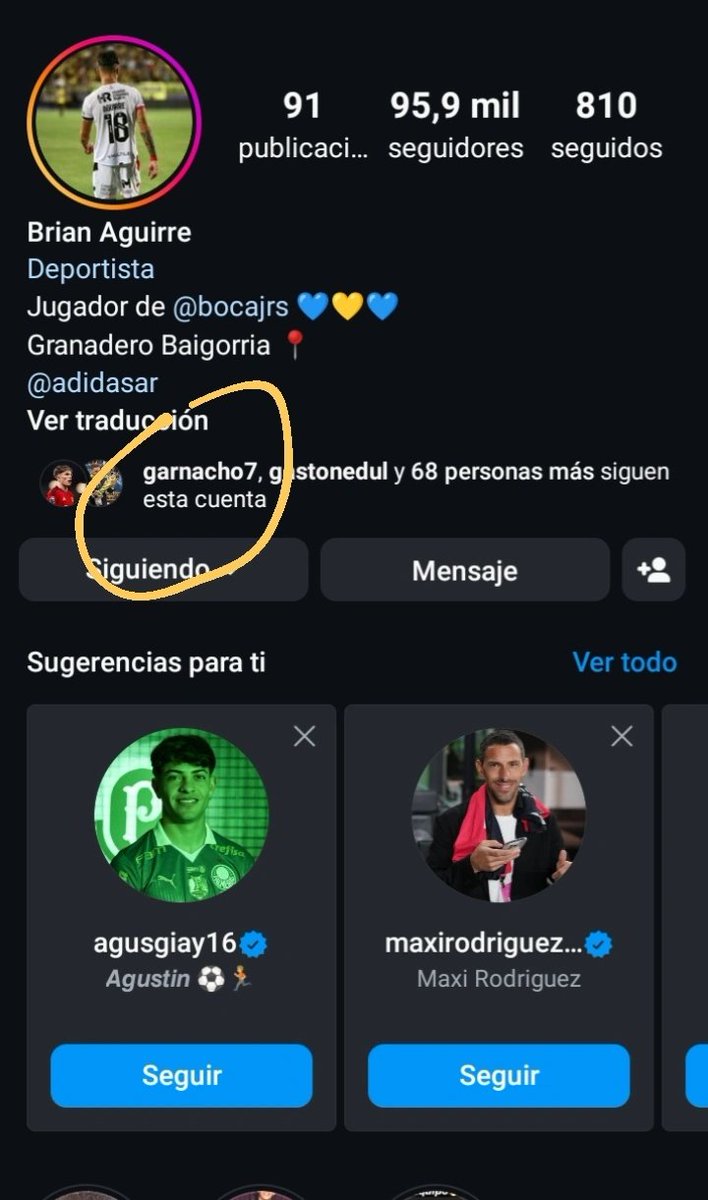 El Bichito ya empezó a seguir a la nueva incorporación