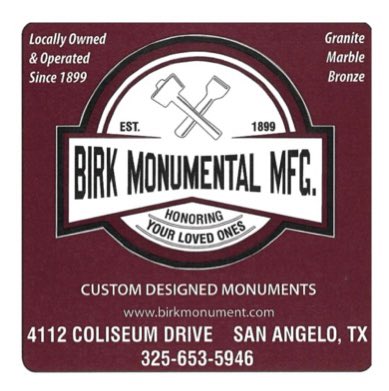 Bronteoberfest's tweet photo. ‼️OVERALL SPONSOR ‼️

For the 2nd year in a row, Birk Monumental Manufacturing will be our OVERALL SPONSOR! This locally owned company is incredibly generous and we are grateful. 🫶

THANK YOU! THANK YOU! THANK YOU! 

https://t.co/qbL2pMz9um https://t.co/5YdjIYjqUX