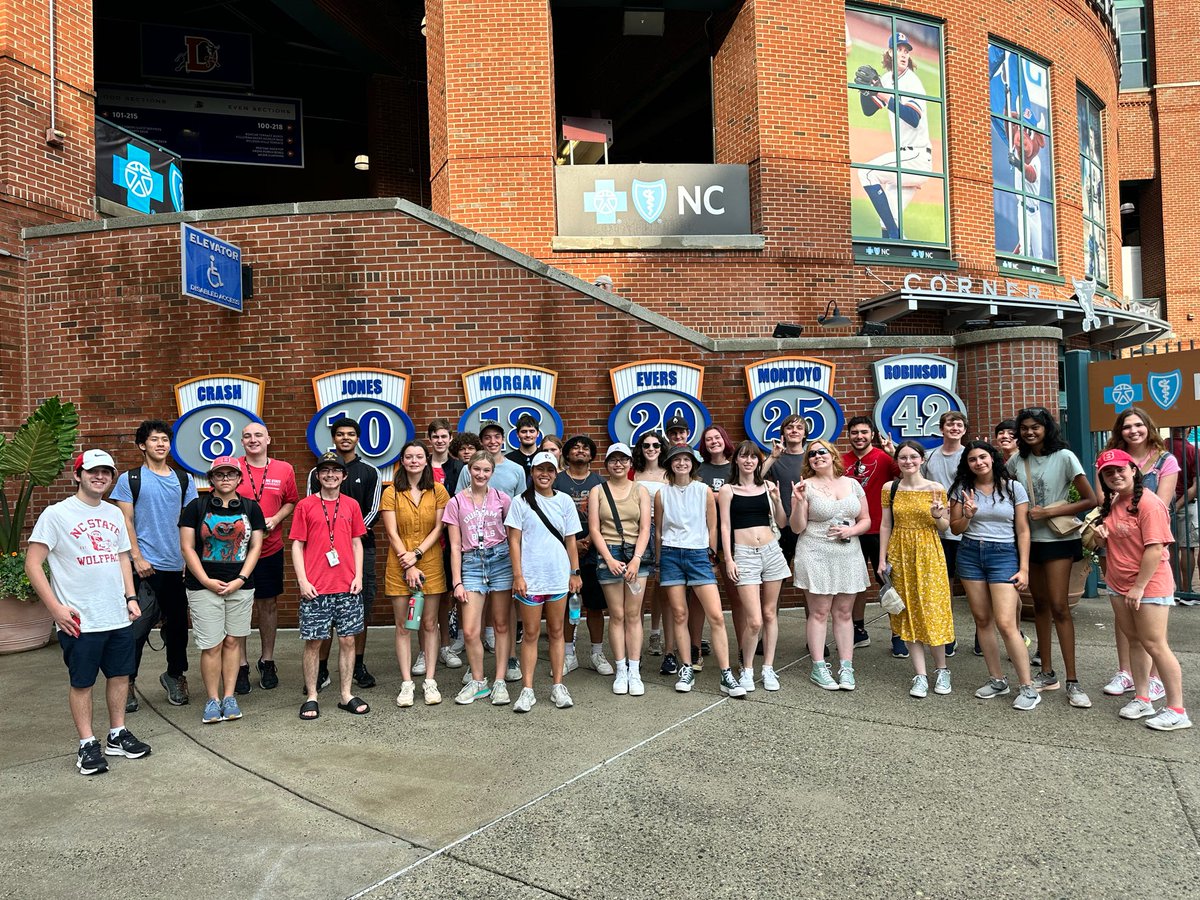 NCStateStart's tweet photo. From catching the excitement of the Durham Bulls baseball game ⚾️ to intense game night showdowns 🎲 to dreaming big with vision boards ✨, week two of Summer Start was one for the books! 📚 https://t.co/PL7k7AK16g