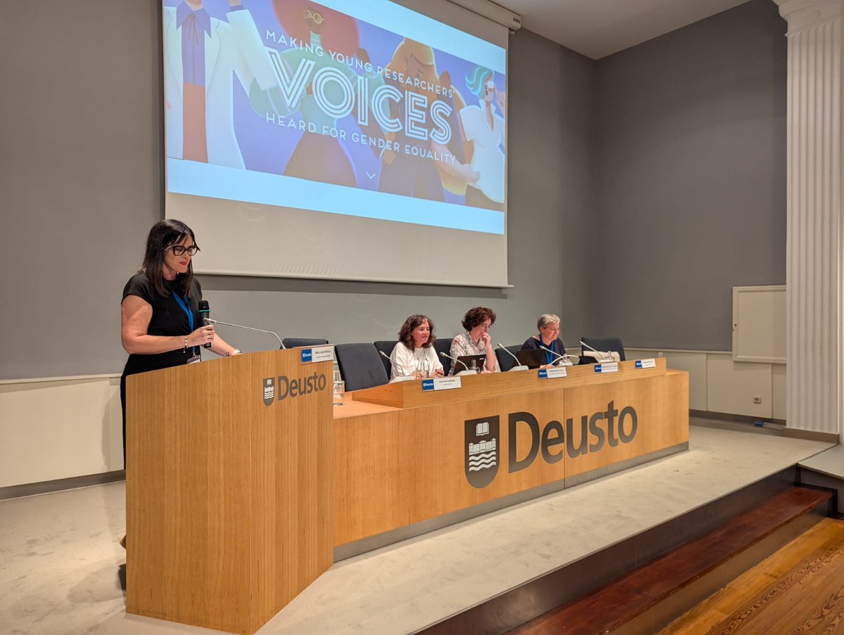 gender_voices's tweet image. The @gender_voices Summer School 2024 organized by WG1 has already begun with an innovative approach focused on #mentoring. Ahead of us are a few days of hard work and exchange that we hope will be very fruitful. #SummerSchool24 #VOICESTrainingSchool hosted by @udeusto_bilbo