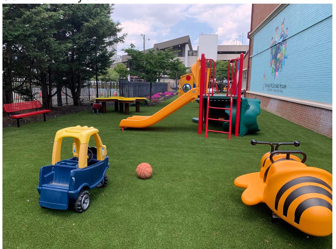 Thx to Ms. Edson &amp; Ms. Romer’s leadership, 6th graders who took SELF classes, completed a public service project that raised over $1,100 to support Ronald McDonald House Charities! Pictured: Ms. Edson &amp; Ms. Romer dropping off the donation at the facility serving &gt; 90 families! 👏🏼