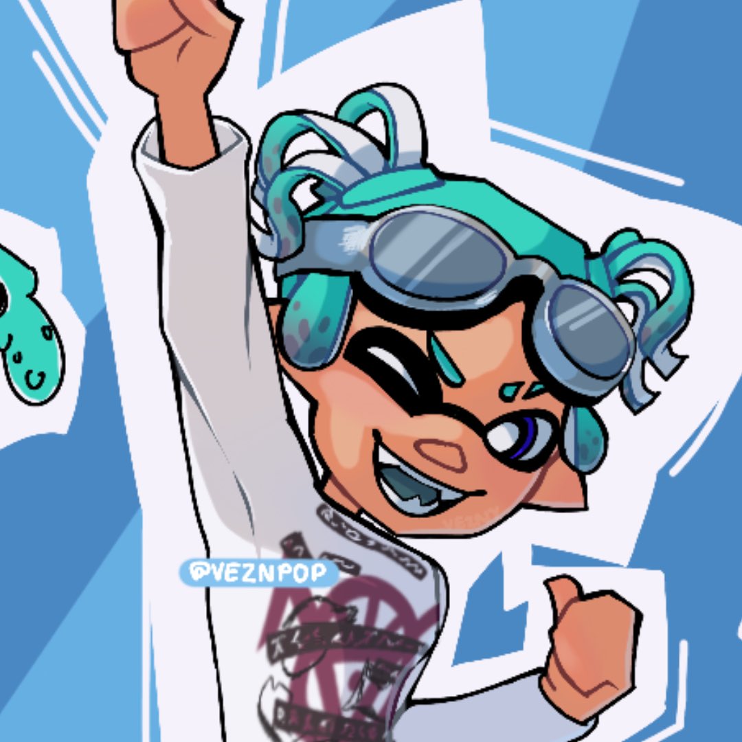 veznpop's tweet photo. @splatimori @Icyscratchy HEYYY while scrolling i saw your your ocs (which are too cute not to draw) not a render from op but <333 https://t.co/m3XkZ1HA4m