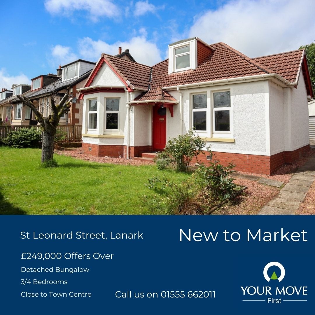YourMoveFirst1's tweet image. New to market, for sale

Bungalow, close to town centre amenities, short walk to train station. 

Thinking of buying, do you need a mortgage?

Please contact the Lanark branch to book in your FREE consultation with our financial adviser.

Make the first move. 

📞 01555 662011