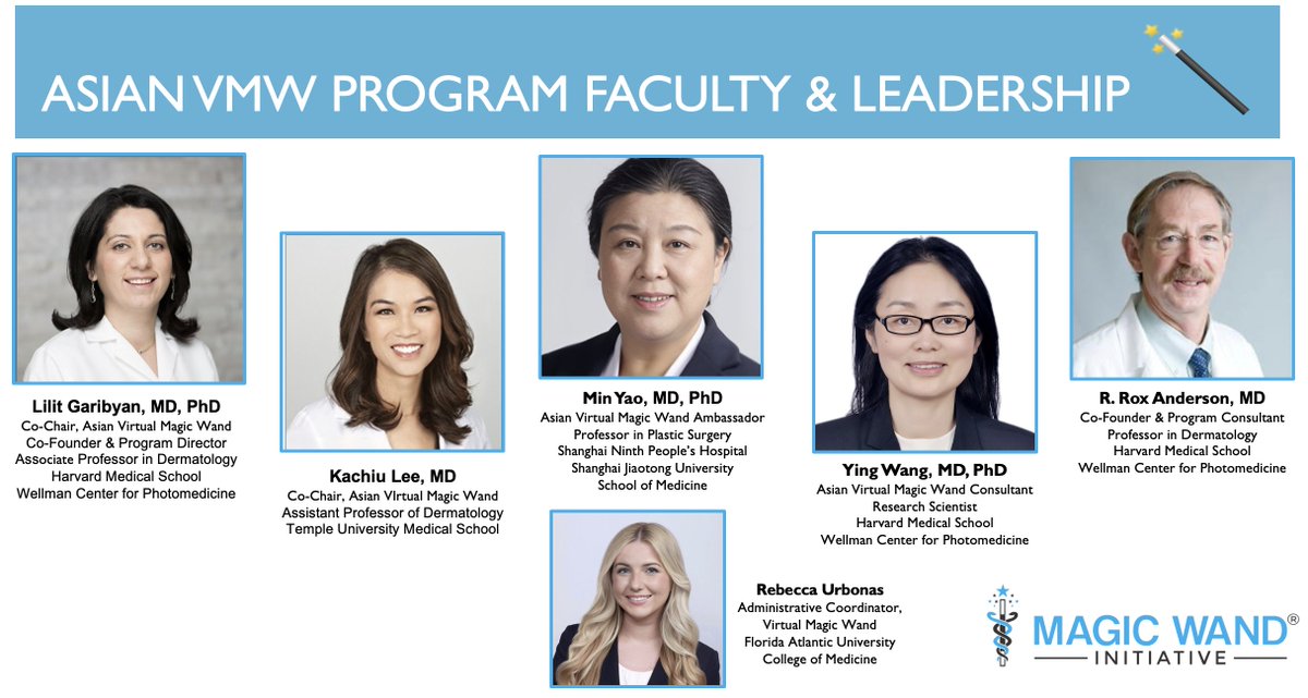 Magic Wand Initiative (@mw_initiative) on Twitter photo 🪄 Meet our Asian Virtual Magic Wand (VMW) program leadership team! 🪄
<a href="/DrLilitGaribyan/">Lilit Garibyan MD, PhD</a>, Co-Chair and Co-Founder of the Magic Wand Initiative, recently welcomed our inaugural class, sharing the mission and the power of innovation. 🪄 Meet our Asian Virtual Magic Wand (VMW) program leadership team! 🪄
<a href="/DrLilitGaribyan/">Lilit Garibyan MD, PhD</a>, Co-Chair and Co-Founder of the Magic Wand Initiative, recently welcomed our inaugural class, sharing the mission and the power of innovation.