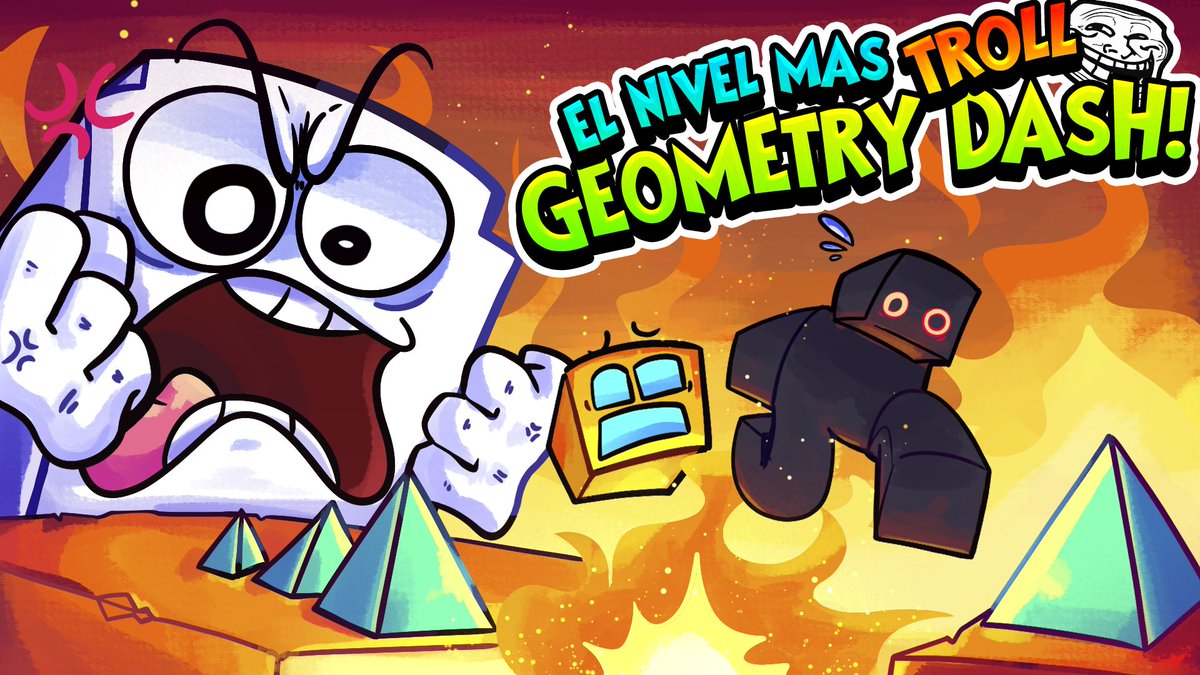 Stivenelvro_'s tweet photo. 3 videos en 1 mes!!! NUEVA RECHA DE VIDEOS 🔥
¡EL NIVEL MAS TROLL DE GEOMETRY DASH! 🤡
⏩ Ver el nuevo aqui: https://t.co/6FjCToDx9I
Agradeceria un like y un RT ❤🔁