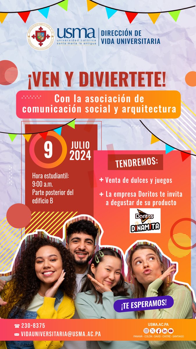 USMApanama's tweet image. 💙 Hora estudiantil | AECOS y AEAUSMA 🧡
#USMAVU #AECOSUSMA #AEAUSMA