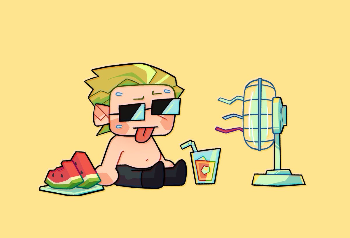 schlafzone's tweet photo. too hot out for any evil virus schemes https://t.co/0ASqbelixA