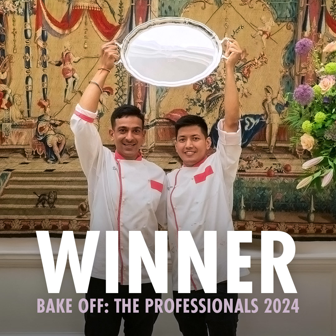 The winners of Bake Off: The Professionals 2024 are Tanuj and Narayan 🎉 #GBBO