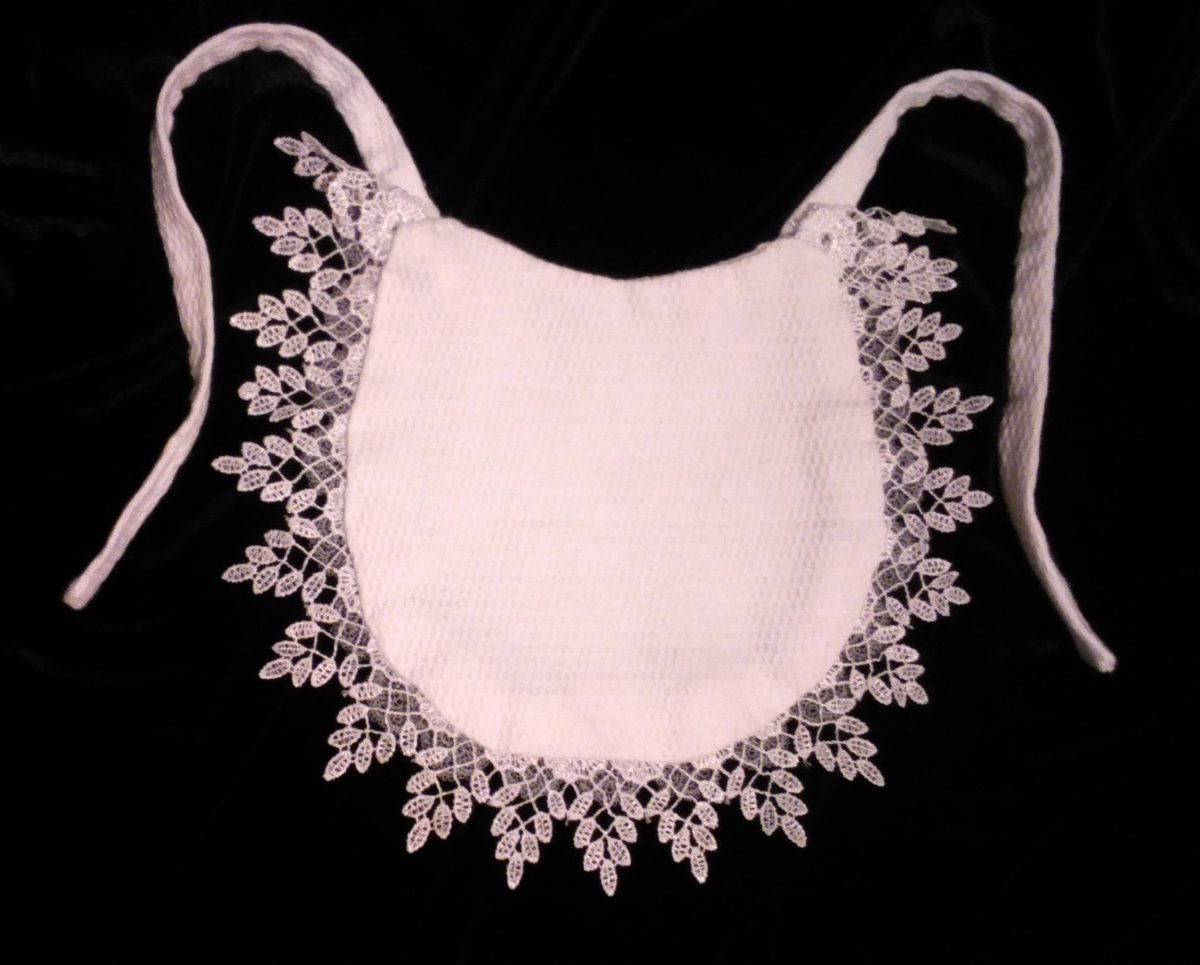 SchiffFT's tweet photo. My new bib baby, finally born (hand-sewn) Erev Shabos (Friday), Tes Vuv Sivvun 5784. It was long, two-week labor! Reversible. The baby boy I gifted it to has blue eyes, but I had to take a lace that didn't make it look anything like the ___ae__ flag Ch''V. https://t.co/iLHv43fTLo